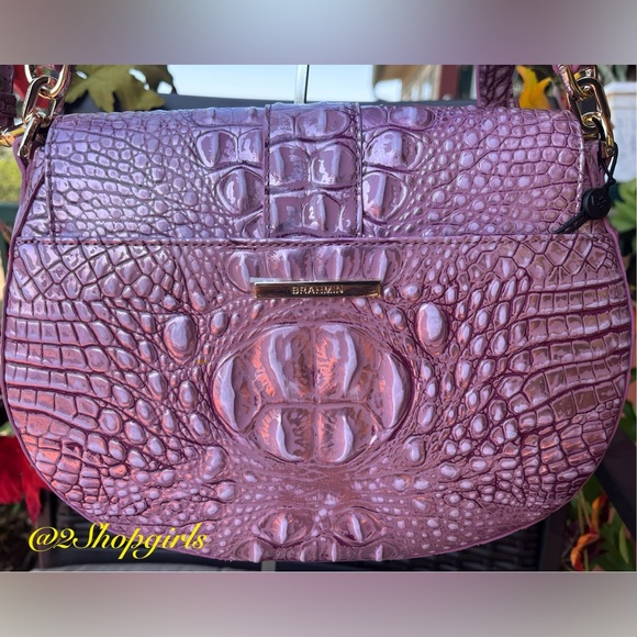 NWT Brahmin CYNTHIA in MULBERRY POTION Shoulder/Crossbody Bag - Picture 4 of 17